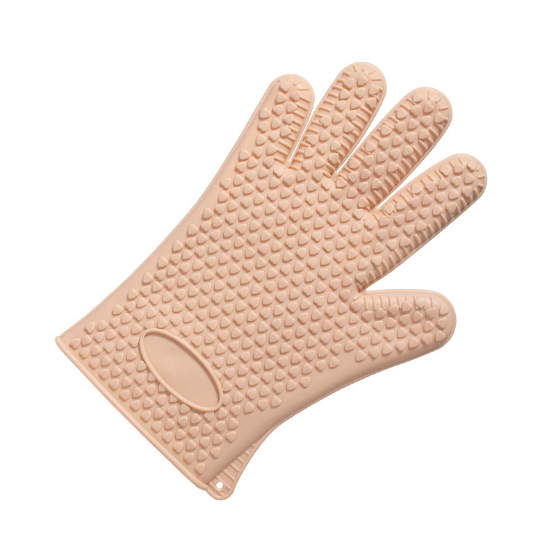 Silicone Heat Resistant Oven Glove – Waterproof Non-Slip Baking & BBQ Mitt