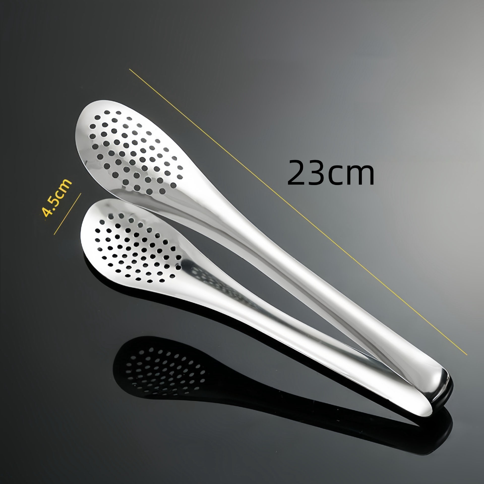 Stainless Steel Kitchen Tongs with Non-Slip Handle – 12 Inch Cooking & BBQ Tongs