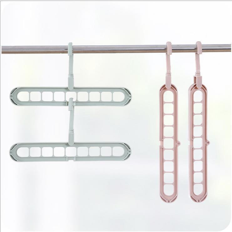 Space Saving Clothes Hanger Connector – Multi-Port Closet Organizer Hook