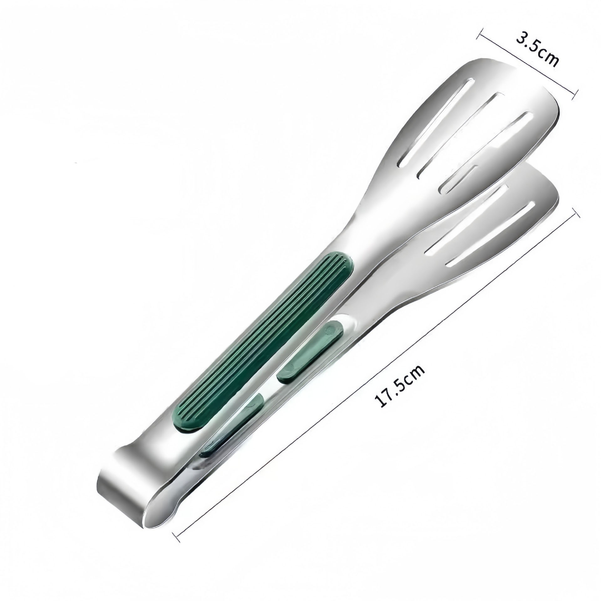 12-Inch Stainless Steel Cooking Tongs – Slotted Design for Frying & Grilling