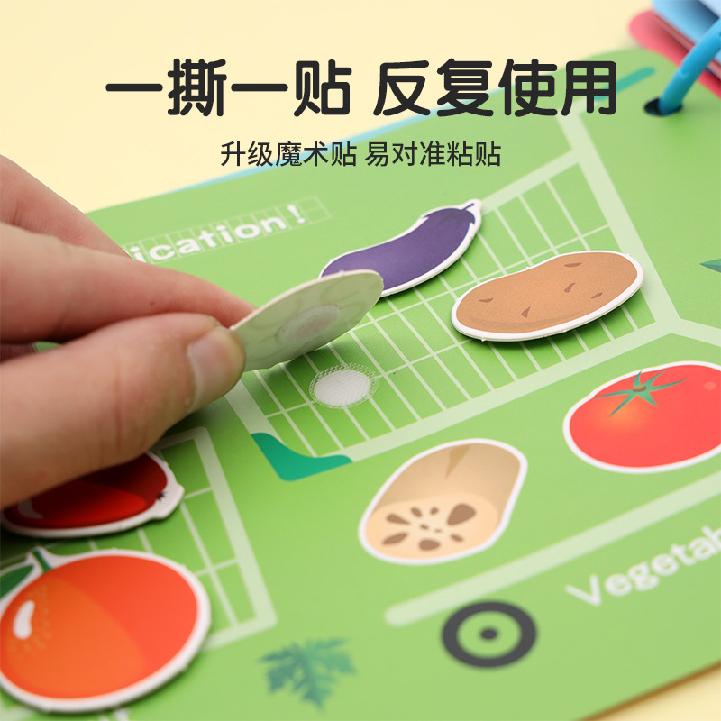 Quiet Book for Toddlers – Montessori Educational Activity Book for Kids Aged 3+