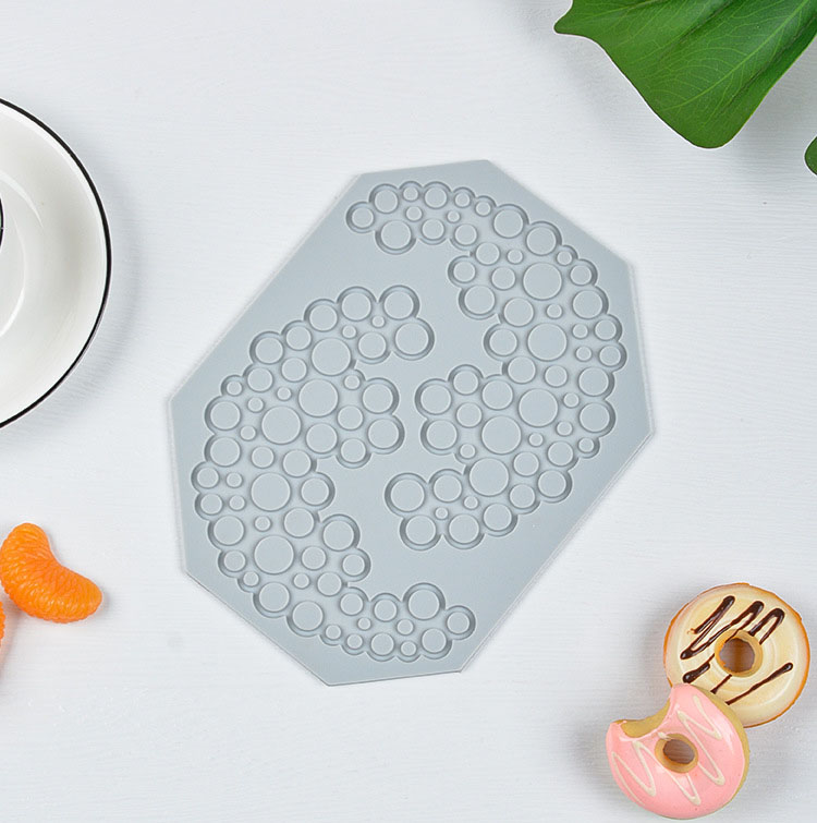 Bubble Pattern Silicone Mold – Flexible Food-Grade Mold for Chocolate, Fondant, Resin Crafts