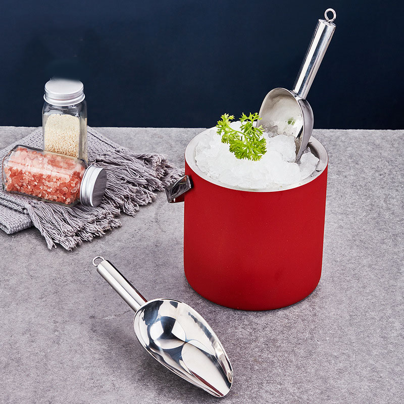 Stainless Steel Utility Scoop – Heavy Duty Ice, Flour & Food Shovel for Kitchen or Bar