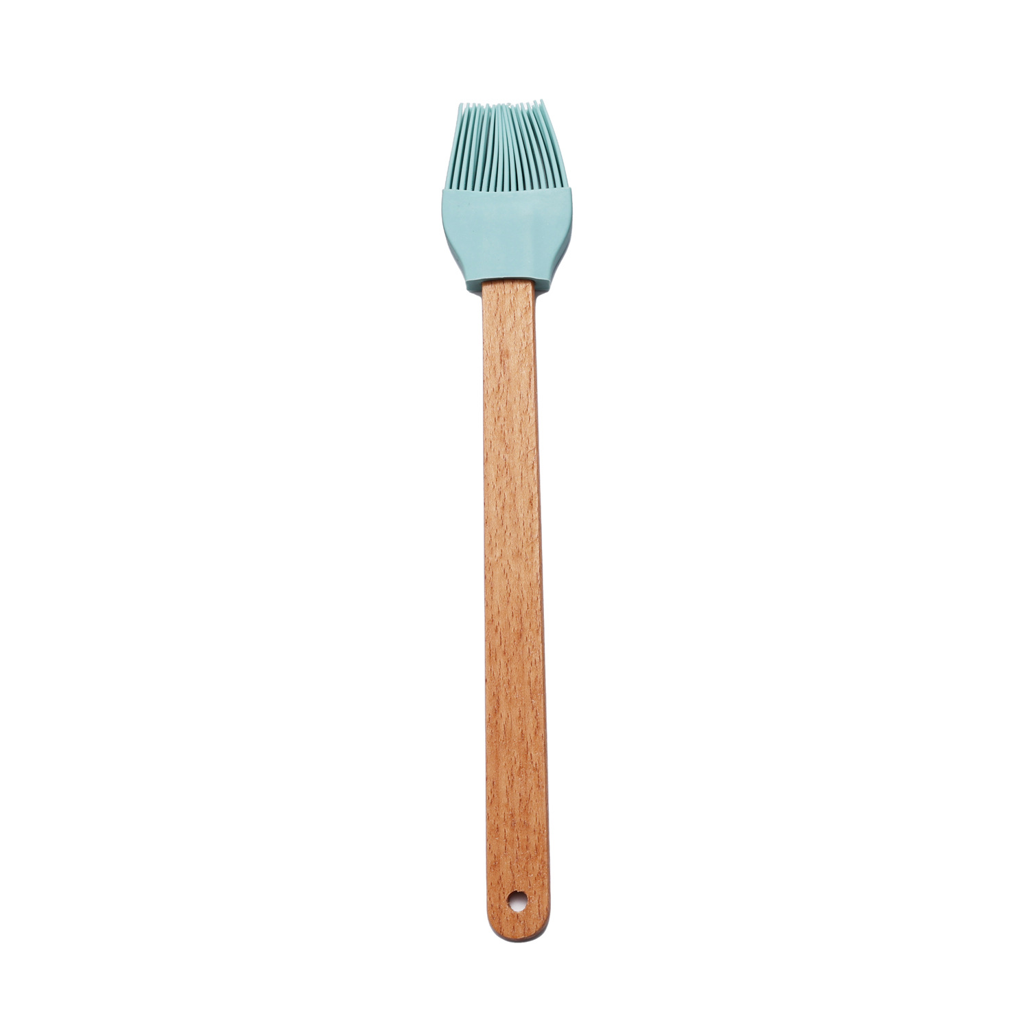 Silicone Basting Brush with Wooden Handle – Heat Resistant Kitchen Pastry Brush for Baking & BBQ
