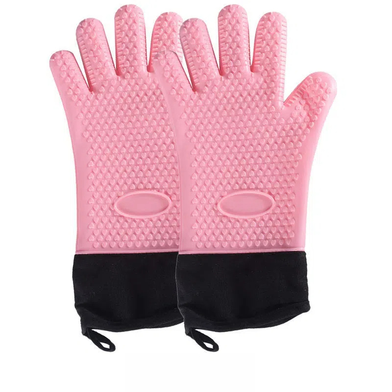 Heat Resistant Silicone Oven Mitt – Non-Slip Waterproof Kitchen Baking Glove