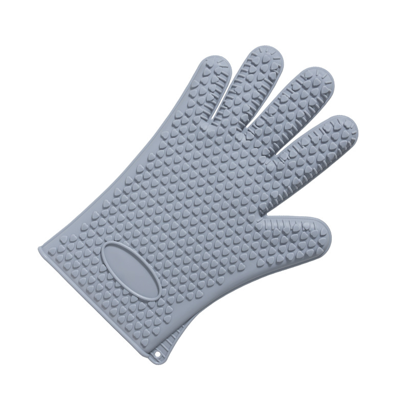 Heat Resistant Silicone Oven Glove – Non-Slip, Waterproof, Food Grade BBQ Mitt