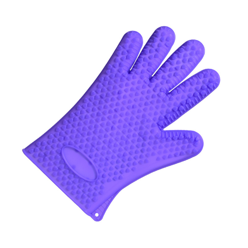 Heat Resistant Silicone Oven Glove – Non-Slip, Waterproof, Food Grade BBQ Mitt