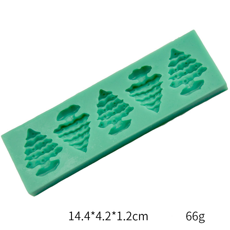 Christmas Silicone Mold – Santa, Reindeer, Snowman & Stocking Shapes for Chocolate, Fondant, and Baking