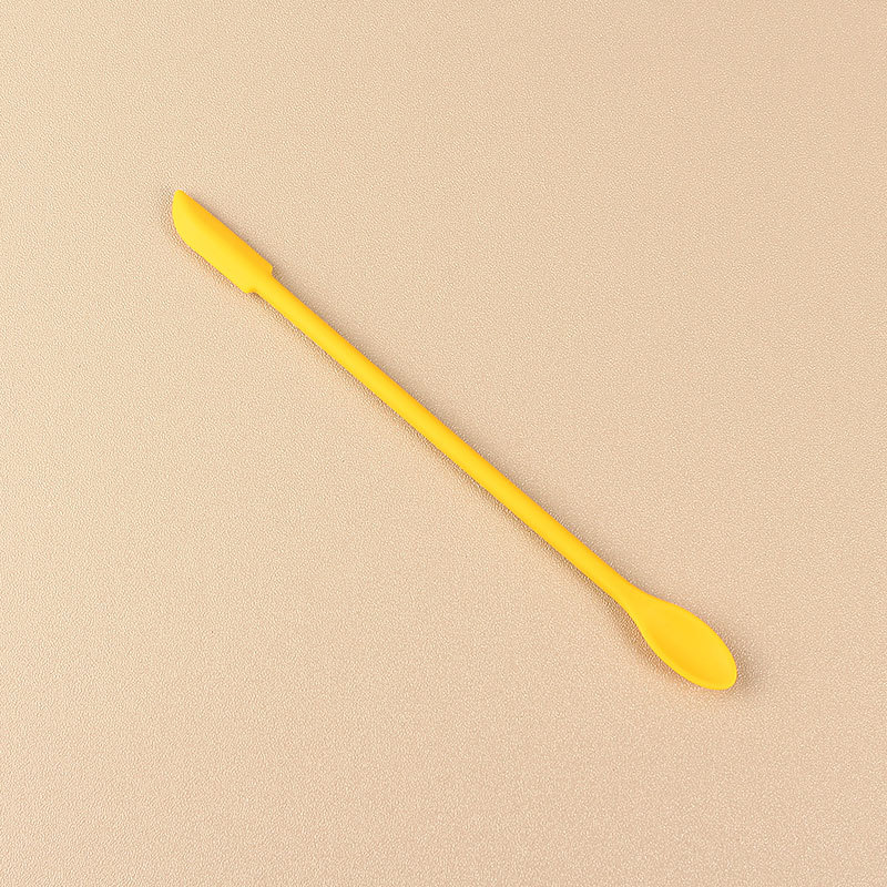 Double-Ended Silicone Spatula Spoons – Mini Scraper Tools for Jar, Makeup, Kitchen & Skincare Use