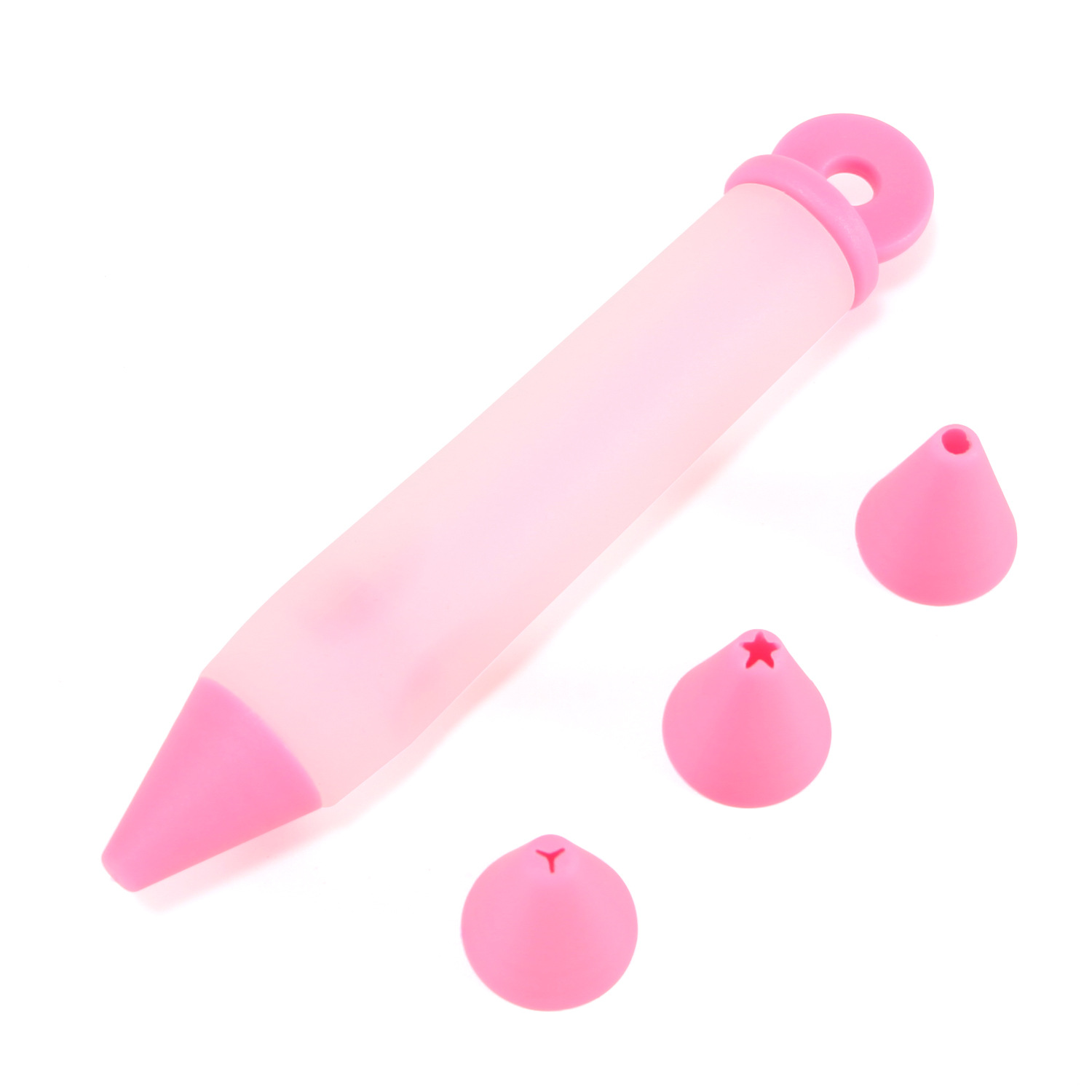 Silicone Icing Pen with Nozzles – DIY Cake Decorating Tool Set