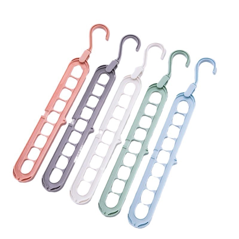 Space Saving Clothes Hanger Connector – Multi-Port Closet Organizer Hook