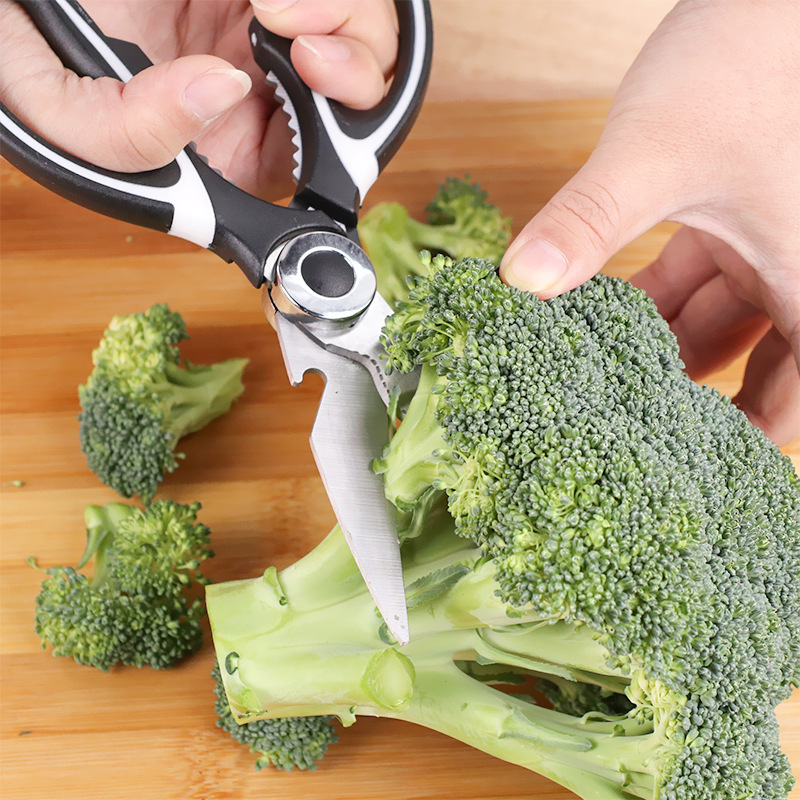 Heavy Duty Multipurpose Kitchen Scissors – Stainless Steel Kitchen Shears for Meat, Poultry, Seafood, Vegetables & Bottle Opening
