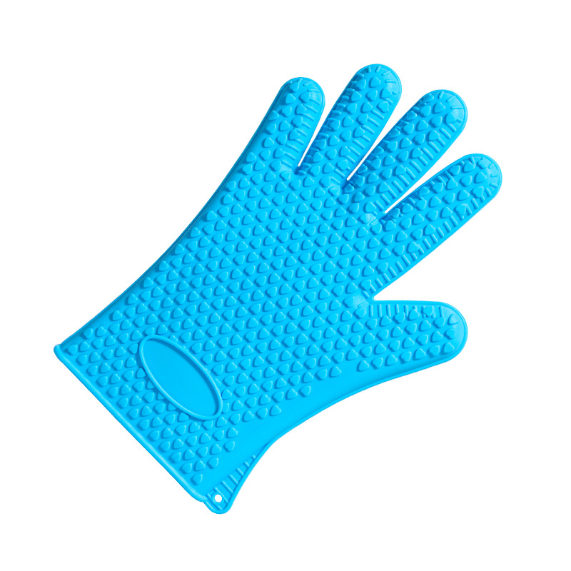 Heat Resistant Silicone Oven Glove – Non-Slip, Waterproof, Food Grade BBQ Mitt