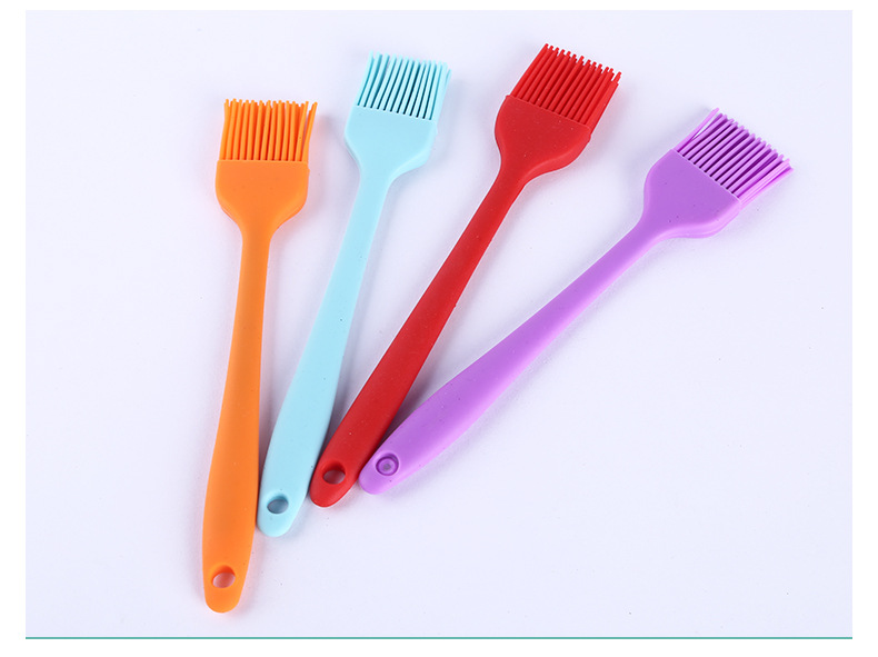 Silicone Basting Brush Set – Heat Resistant BBQ & Pastry Oil Brushes (4 Colors)