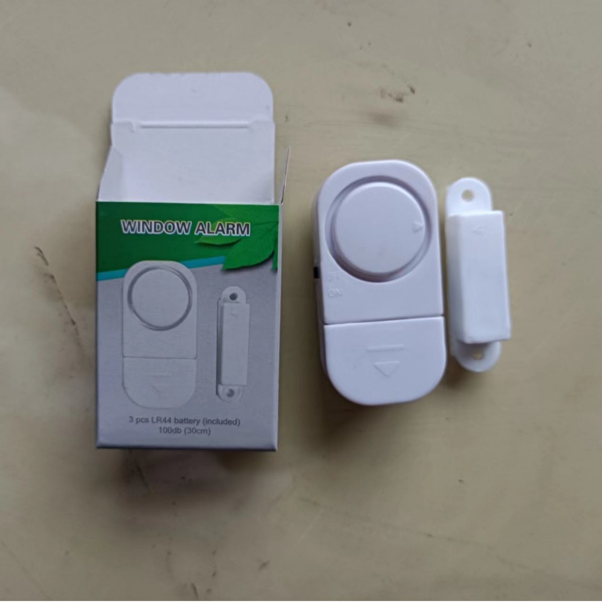 Magnetic Door and Window Alarm – 120dB Entry Alert Sensor with ON/OFF Switch