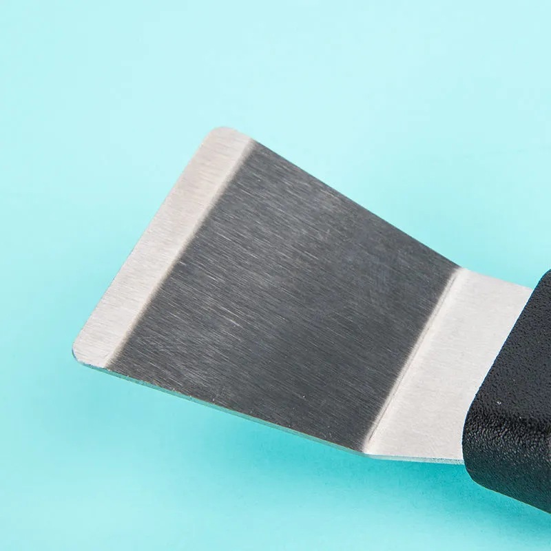 Mini Stainless Steel Kitchen Scraper Set – Grill, Griddle, and Ice Cream Cleaning Spatula