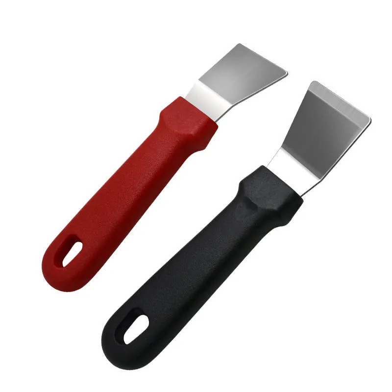 Mini Stainless Steel Kitchen Scraper Set – Grill, Griddle, and Ice Cream Cleaning Spatula