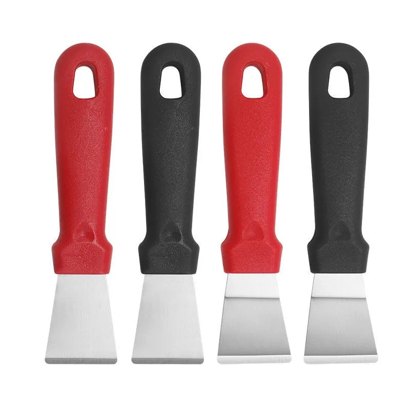 Mini Stainless Steel Kitchen Scraper Set – Grill, Griddle, and Ice Cream Cleaning Spatula