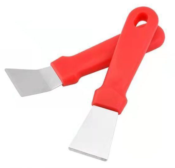 Mini Stainless Steel Kitchen Scraper Set – Grill, Griddle, and Ice Cream Cleaning Spatula