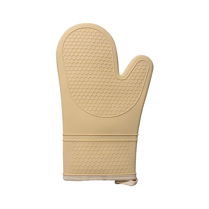 Heat Resistant Silicone Oven Mitts – Non-Slip Kitchen Gloves for Baking & BBQ