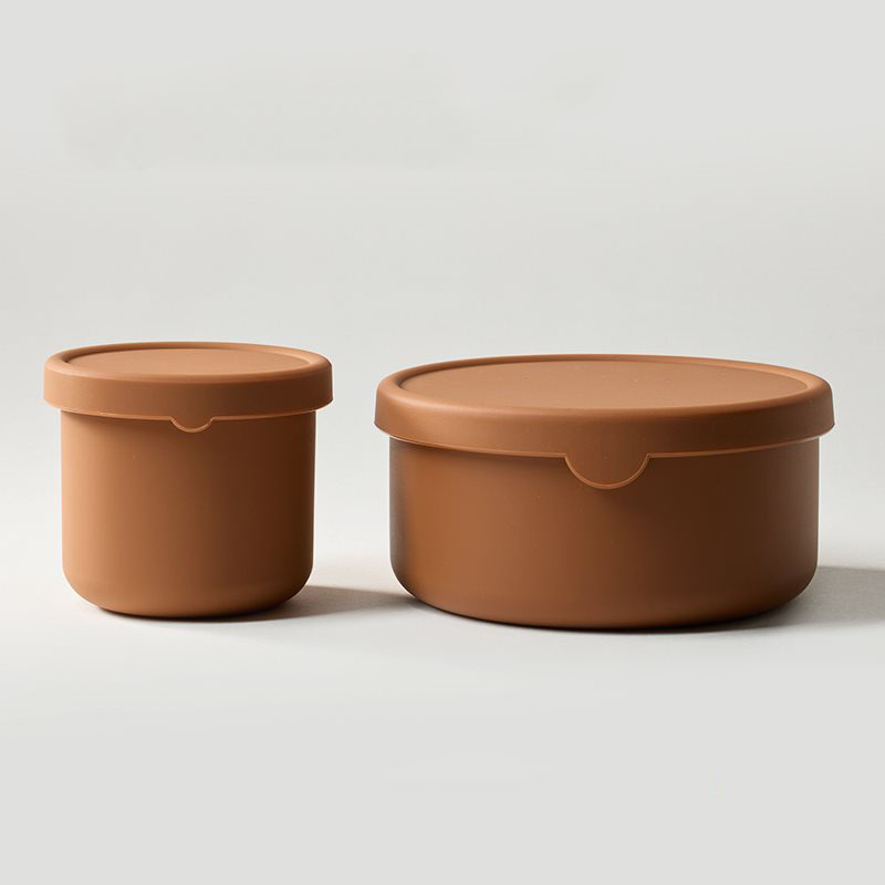Silicone Food Storage Containers with Lids – BPA-Free, Stackable, Multi-Size Reusable Bowls