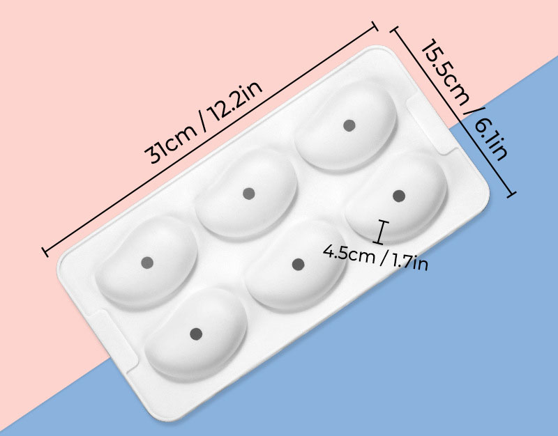 Silicone Cake Mold Set – 6 Creative Shapes Non-Stick Baking Molds for Mousse, Chocolate, Jelly
