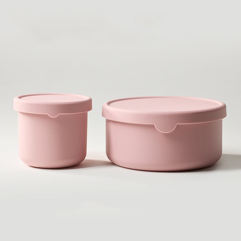Silicone Food Storage Containers with Lids – BPA-Free, Stackable, Multi-Size Reusable Bowls