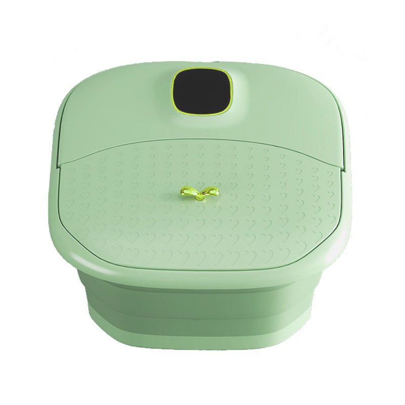 Collapsible Foot Spa Bath Tub with Massage Rollers & Cover – Portable Foldable Foot Soak Basin