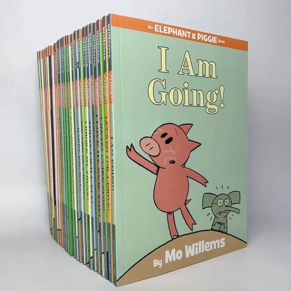 Elephant & Piggie Complete Book Set by Mo Willems – Children’s Early Reader Collection