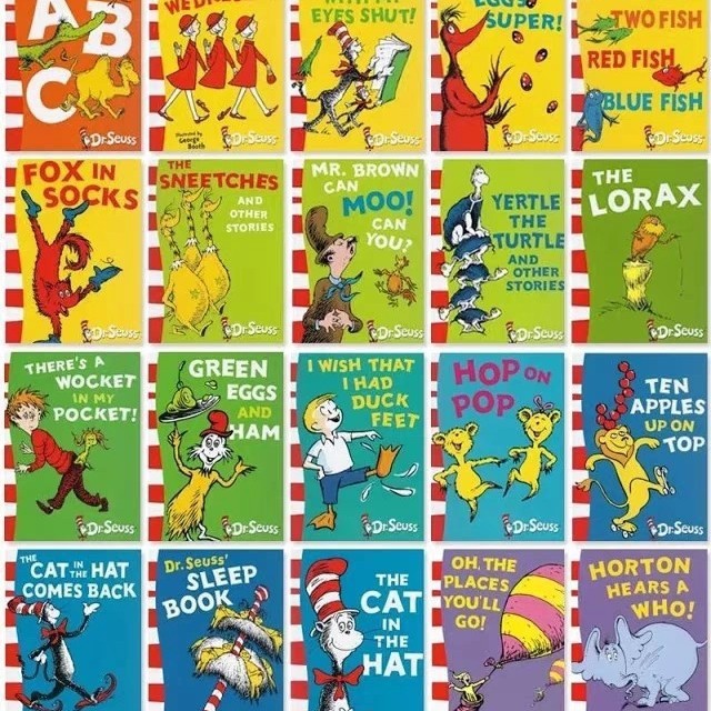A Classic Case of Dr. Seuss - 20 Books Set for Children