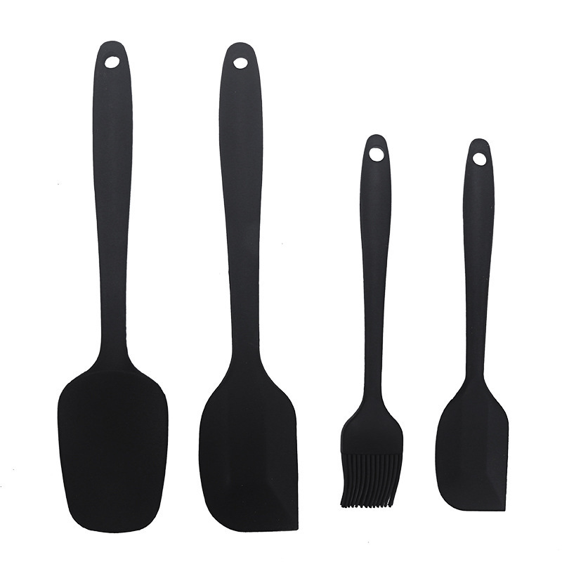 4-Piece Silicone Spatula and Basting Brush Set – Heat-Resistant Baking & Cooking Utensils