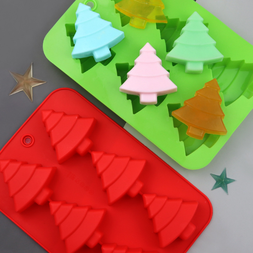 Christmas Tree Silicone Mold – Non-Stick Reusable Baking Tray for Chocolate, Candy & Ice Cubes