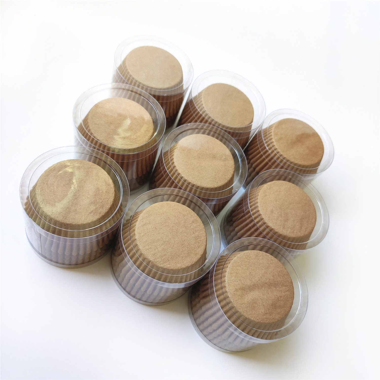 Natural Brown Greaseproof Muffin Baking Cups – 200 Pack, Eco-Friendly, Disposable Cupcake Liners