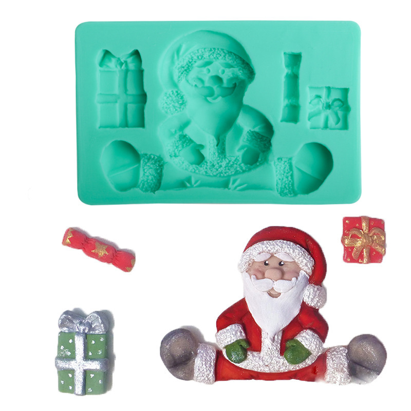 Christmas Silicone Mold Set – 12Pcs 3D Holiday Baking & Craft Molds for Chocolate, Fondant, Resin
