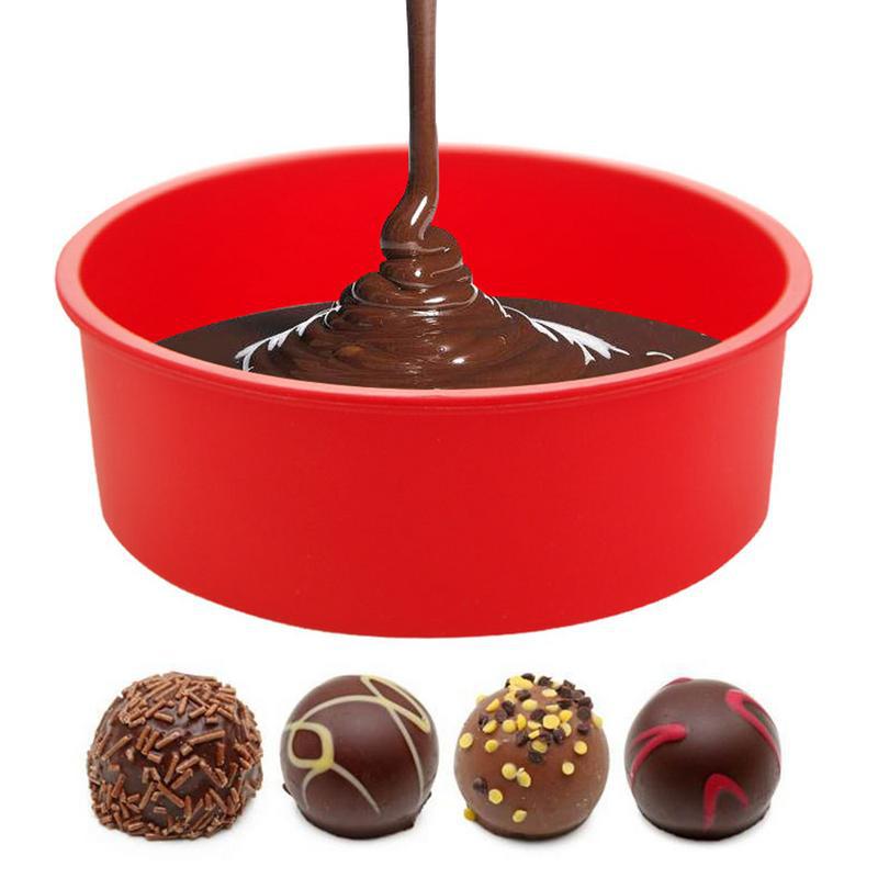 Round Silicone Cake Mold Set – Non-Stick, Heat Resistant Bakeware for Oven Use (3 Colors)