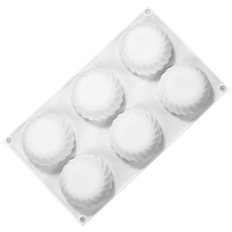 Silicone Cake Mold Set – 6 Creative Shapes Non-Stick Baking Molds for Mousse, Chocolate, Jelly