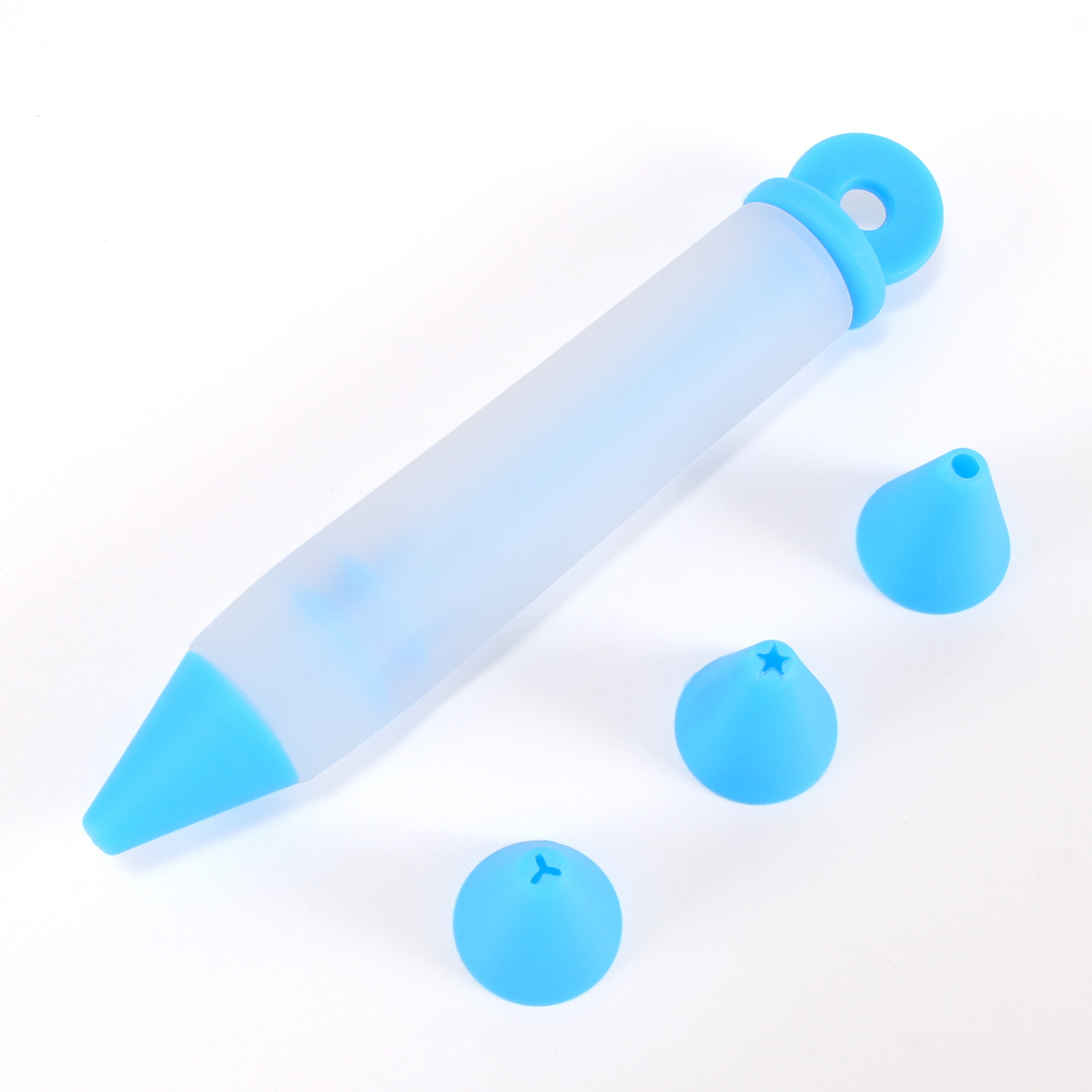Silicone Icing Pen with Nozzles – DIY Cake Decorating Tool Set