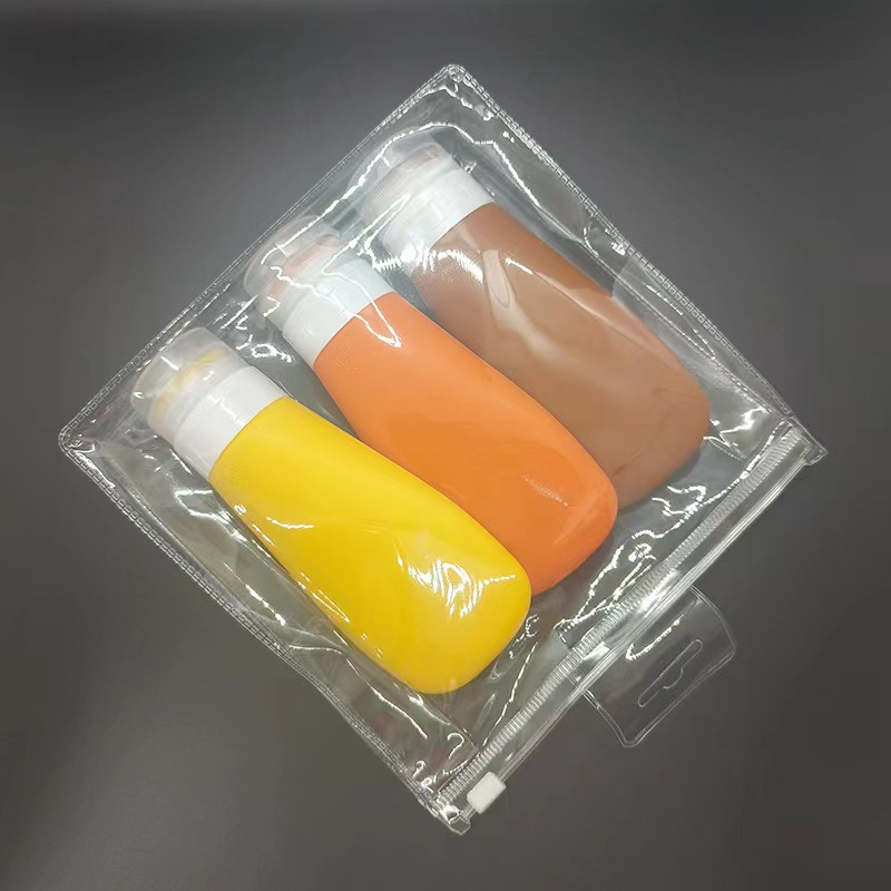 Travel Silicone Squeeze Bottles – 90ml TSA Approved Refillable Toiletry Containers