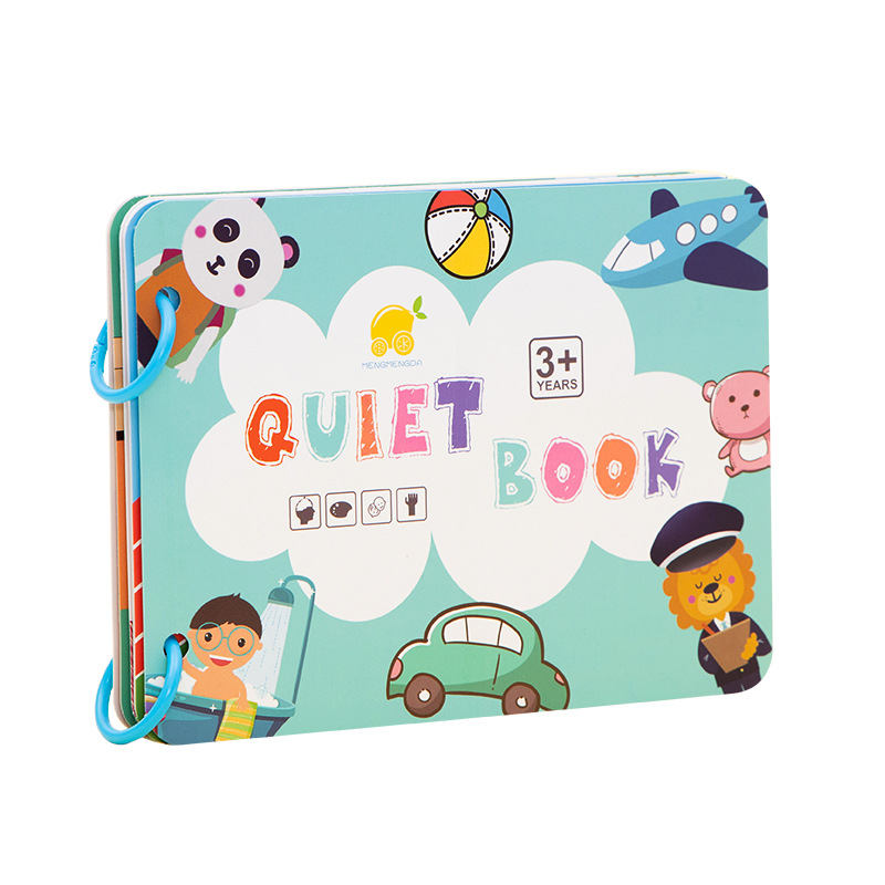 Quiet Book for Toddlers – Montessori Educational Activity Book for Kids Aged 3+