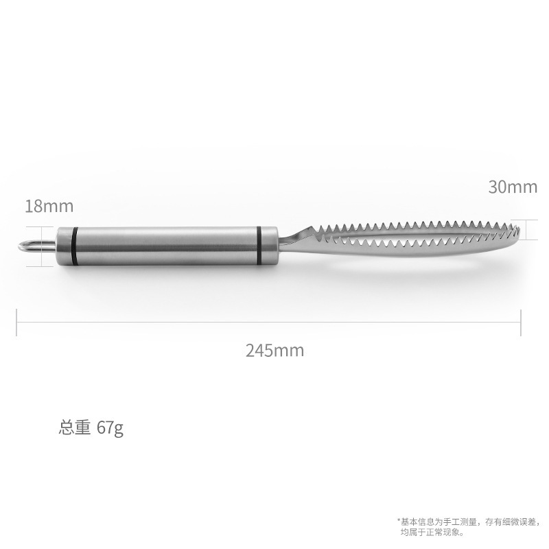 Stainless Steel Serrated Fruit Corer – Heavy Duty Apple & Pear Core Remover Tool
