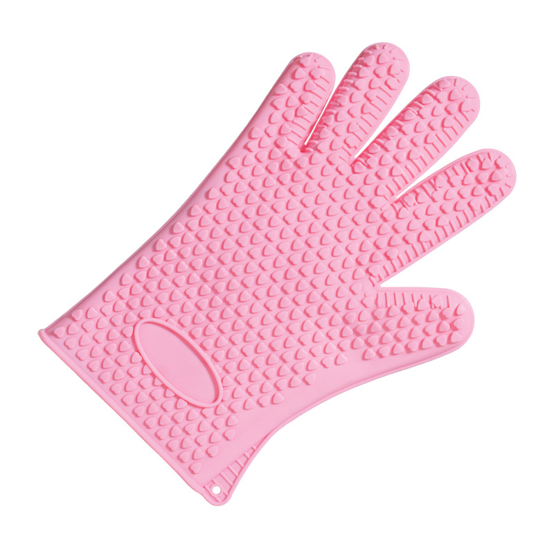 Silicone Heat Resistant Oven Glove – Waterproof Non-Slip Baking & BBQ Mitt