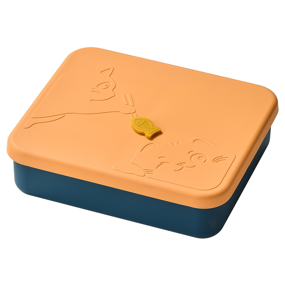 Silicone Bento Lunch Box – Leakproof, Microwave Safe Divided Food Container for Kids and Adults