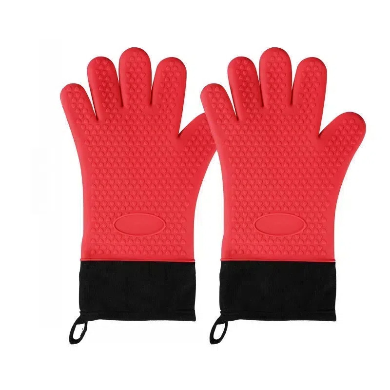 Heat Resistant Silicone Oven Mitt – Non-Slip Waterproof Kitchen Baking Glove
