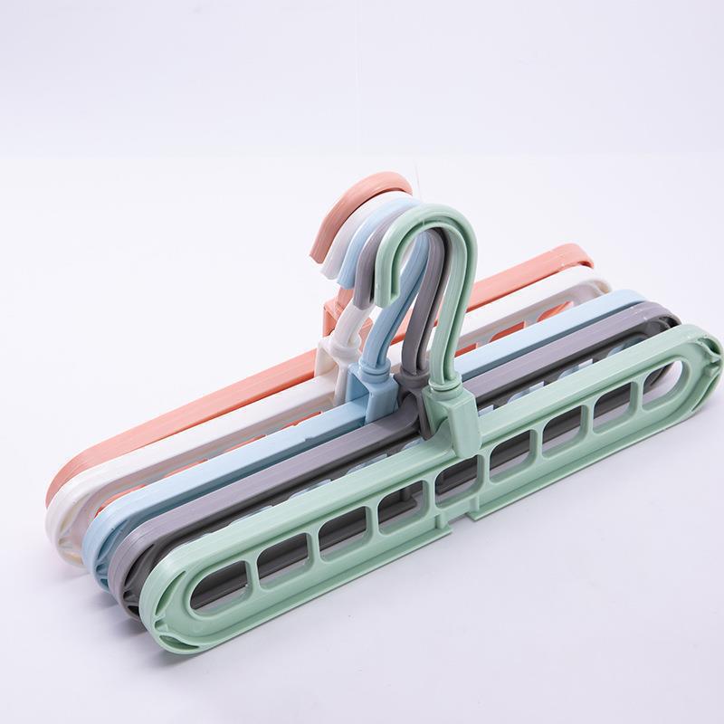 Space Saving Clothes Hanger Connector – Multi-Port Closet Organizer Hook