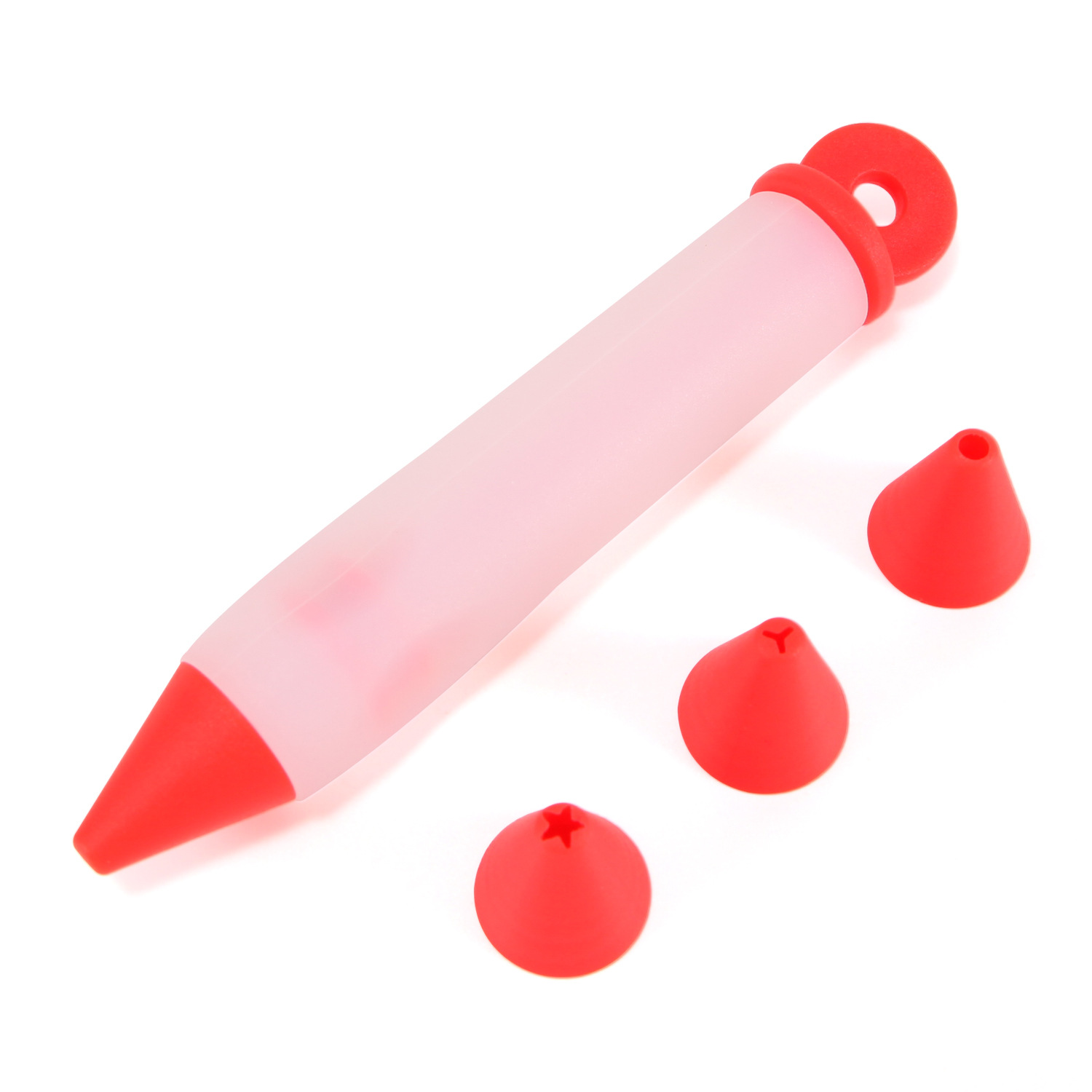 Silicone Icing Pen with Nozzles – DIY Cake Decorating Tool Set