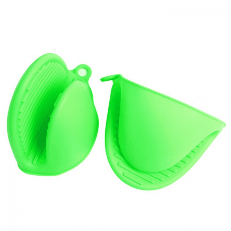 Silicone Pinch Grip Mitts – Heat Resistant Mini Oven Gloves for Kitchen Use