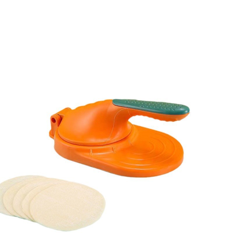 Manual Tortilla Press – Handheld Roti & Dumpling Dough Presser with Non-Slip Handle