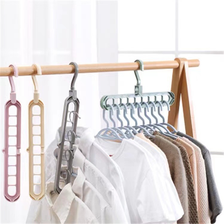 Space Saving Clothes Hanger Connector – Multi-Port Closet Organizer Hook
