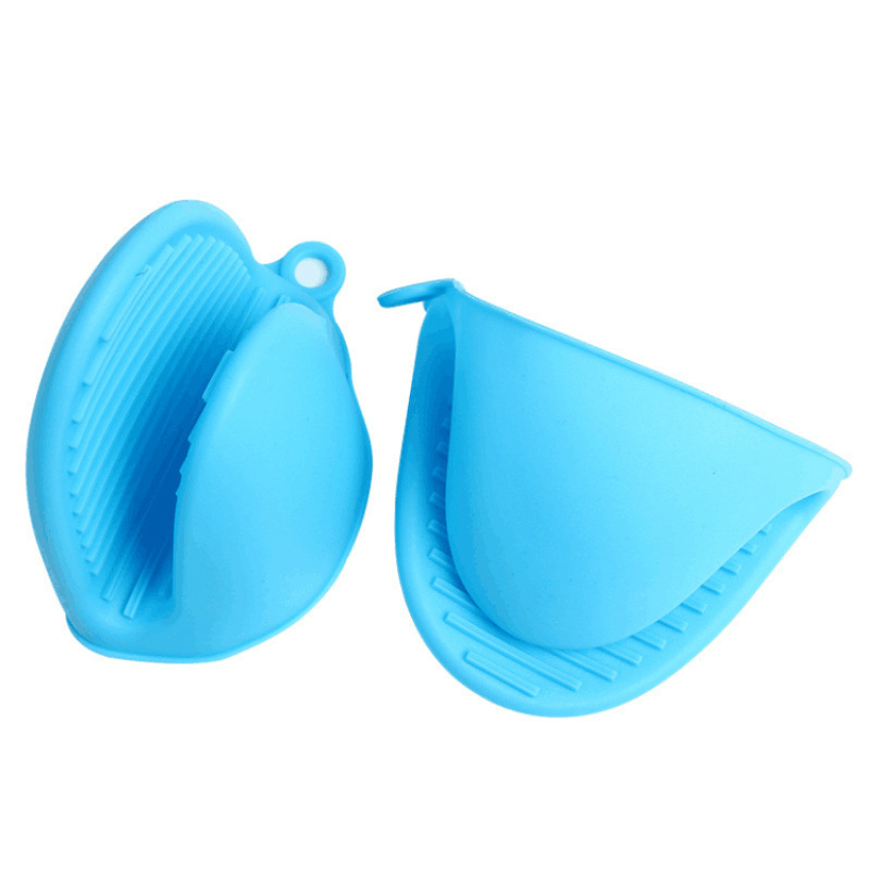 Silicone Pinch Grip Mitts – Heat Resistant Mini Oven Gloves for Kitchen Use