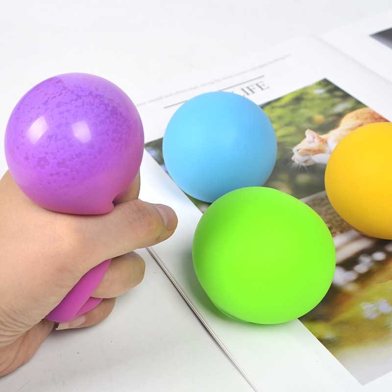 Colorful Stress Relief Ball – 4-in-1 Squeeze Toy for Anxiety and Focus